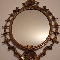 Specchio vintage in ottone 