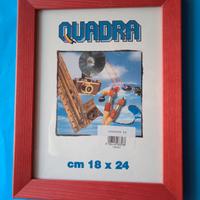 Cornice in legno rosso arancio (891)