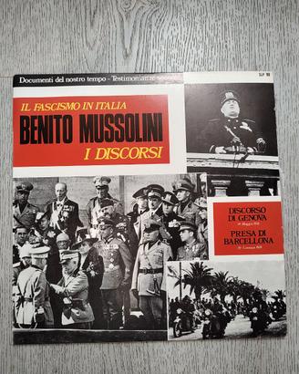 Vinile Benito Musolini 1972