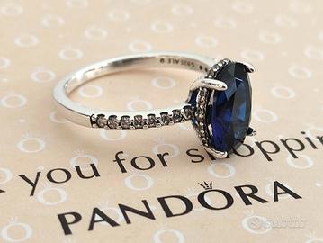 Anello pandora hot sale pietra nera