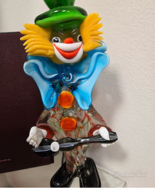 Pagliacci in vetro Murano