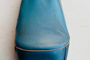 Sella d'epoca Vespa anni 60/70, blu- Vintage