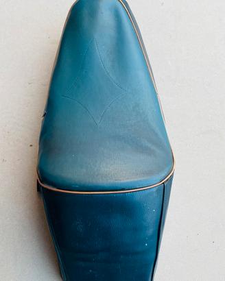 Sella d'epoca Vespa anni 60/70, blu- Vintage