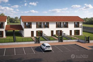 VILLA A SCHIERA D'ANGOLO A LA LOGGIA