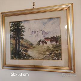 quadro con cornice 