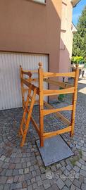 Letto a castello in pino