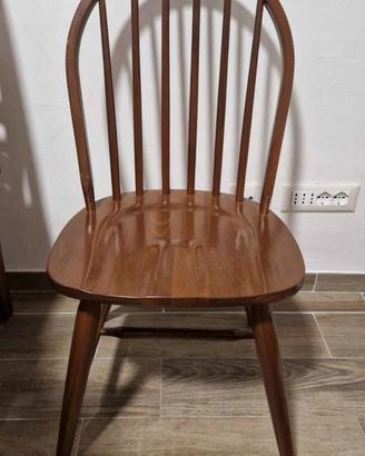 Set 3 sedie Scavolini in legno stile rustico