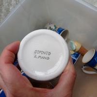 Set Cucina in Ceramica Dipinta a Mano