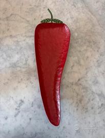 Portaoggetti a forma di peperoncino rosso