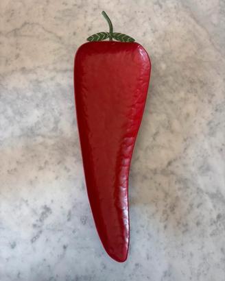 Portaoggetti a forma di peperoncino rosso