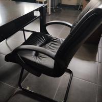 poltrone nere da ufficio