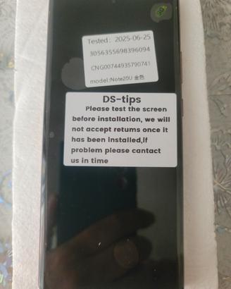 SAMSUNG DISPLAY NOTE 20 ULTRA 5G COMPATIBILE  AMOL