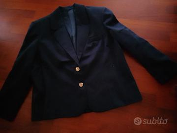 giacca blu da donna taglia 48