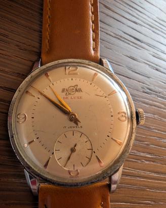 Orologio Vintage Enicar  De Luxe carica manuale 50