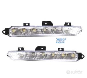 KIT LUCE DIURNA W 221 OMLOGATA MERCEDES AMG CROMO