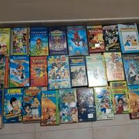 28 videocassette cartoni animati  funzionanti 