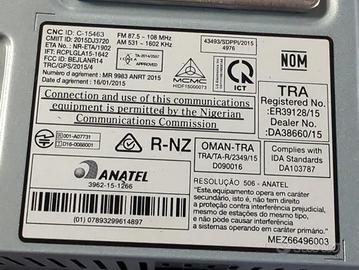 281158174R AUTORADIO RENAULT MEGANE 4 1.5 D 81KW 6