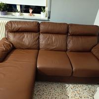 Divano vera pelle chatoux d'ax