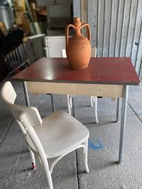 idea completo 2 sedie e 1 tavolo formica in legno
