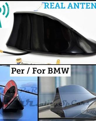 ANTENNA PINNA SQUALO PER BMW SERIE 6 7 8 Nera