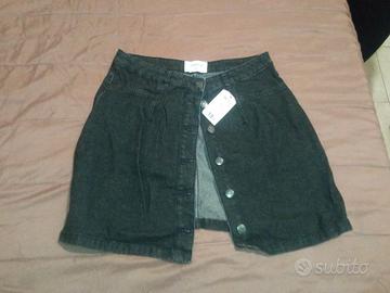 Gonna di jeans con bottoni