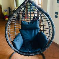 Sedia sospesa da interno/esterno