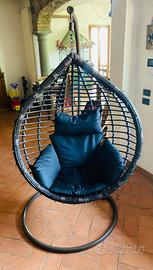 Sedia sospesa da interno/esterno