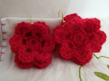 Orecchini artigianali-uncinetto-a scelta-nuovi