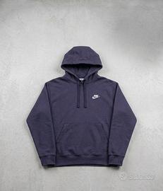 Felpa Nike Club Fleece Blu Navy XS Uomo