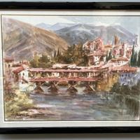 Dipinto opera arte moderna Gregorio Bizzotto