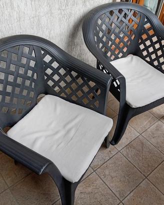 set sedie giardino