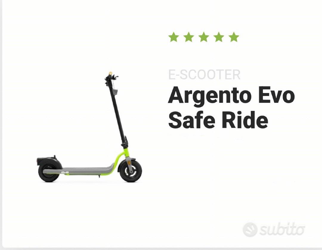 ARGENTO - Monopattino elettrico EVO SAFE RIDE