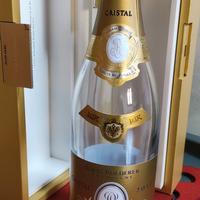 bottiglia champagne Cristal vuota 