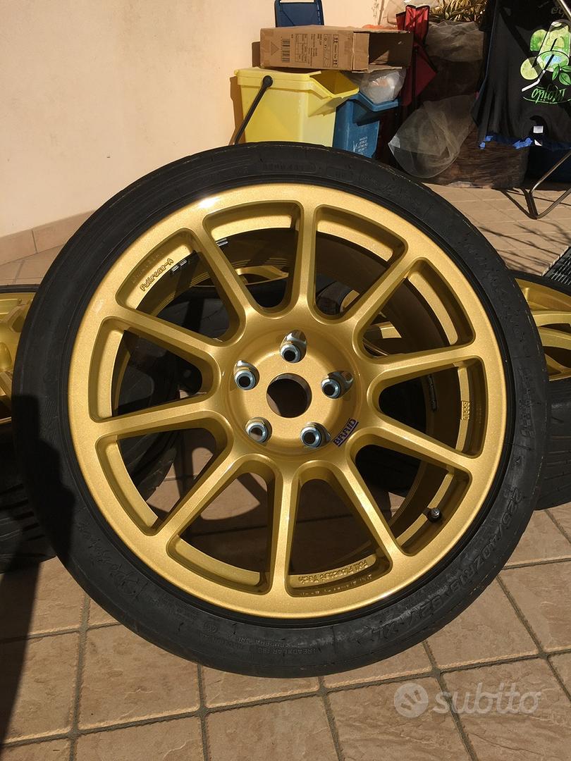 2 Gomme Anteriori In Schiuma 40 Shore 14mm Per Auto RC HPI Mini RS4 1:18 – GQ MIC2C40F