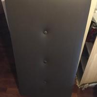 Testata letto in ecopelle 115 x 60 cm