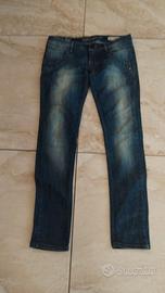 PANTALONE DONNA DI JEANS BRAND DATCH COLORE BLU