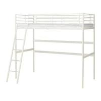 Letto a soppalco Ikea Svarta + materasso nuovo