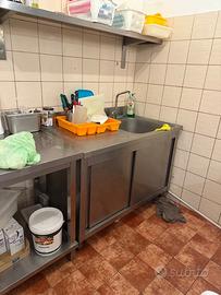 Lavandino acciaio inox