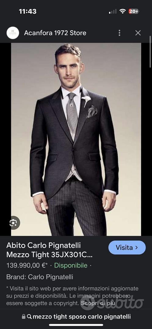Tight Sposo Il Mezzo Tight Abito Da Sposo Carlo Pignatelli Mezzo