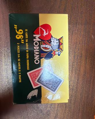 Carte da gioco modiano poker
