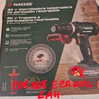 TRAPANO A PERCUSSIONE 20 VOLT PARKSIDE 