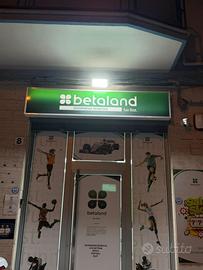 Insegna retroilluminata LED