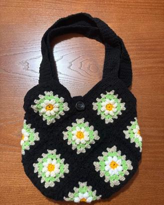 Borsa in lana fatta a mano