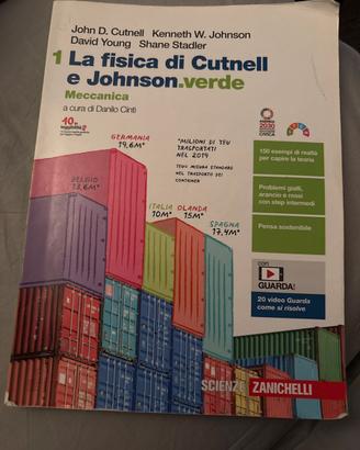 Libro scolastico  la fisica di Cutnell e Johnson