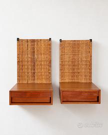 Set  2 comodini Vintage, Hans J. Wegner, Anni '50
