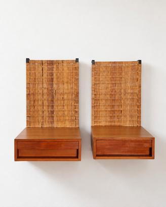 Set  2 comodini Vintage, Hans J. Wegner, Anni '50
