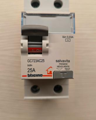 BTcino GC723AC25  Differenziale puro 25A