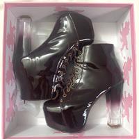 SCARPE JEFFREY CAMPBELL LUCITE DARK WINE - TG.38
