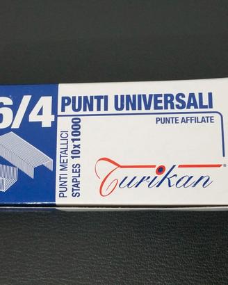 Punti cucitrice 6/4