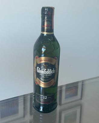 Bottiglia GLENFIDDICH 12 WHISKY VINTAGE anni90